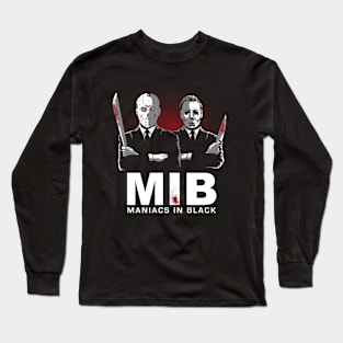 Maniacs in Black Long Sleeve T-Shirt